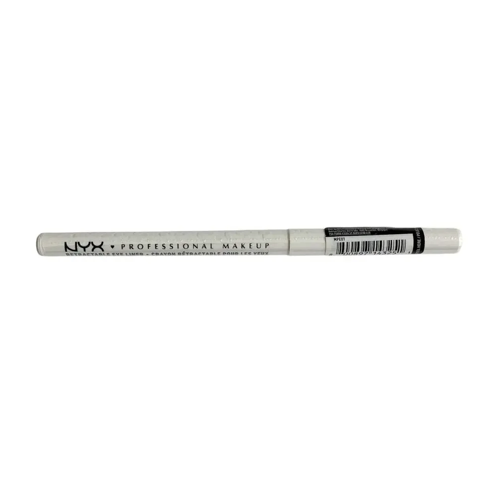 NYX White Eyeliner NWT Waterproof Retractable Eye Liner Professional Makeup New